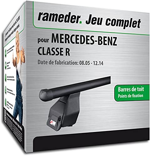 Menabo Pack, Barres de Toit Tema Compatible avec Mercedes-Benz Classe R (118846-05463-1-FR)