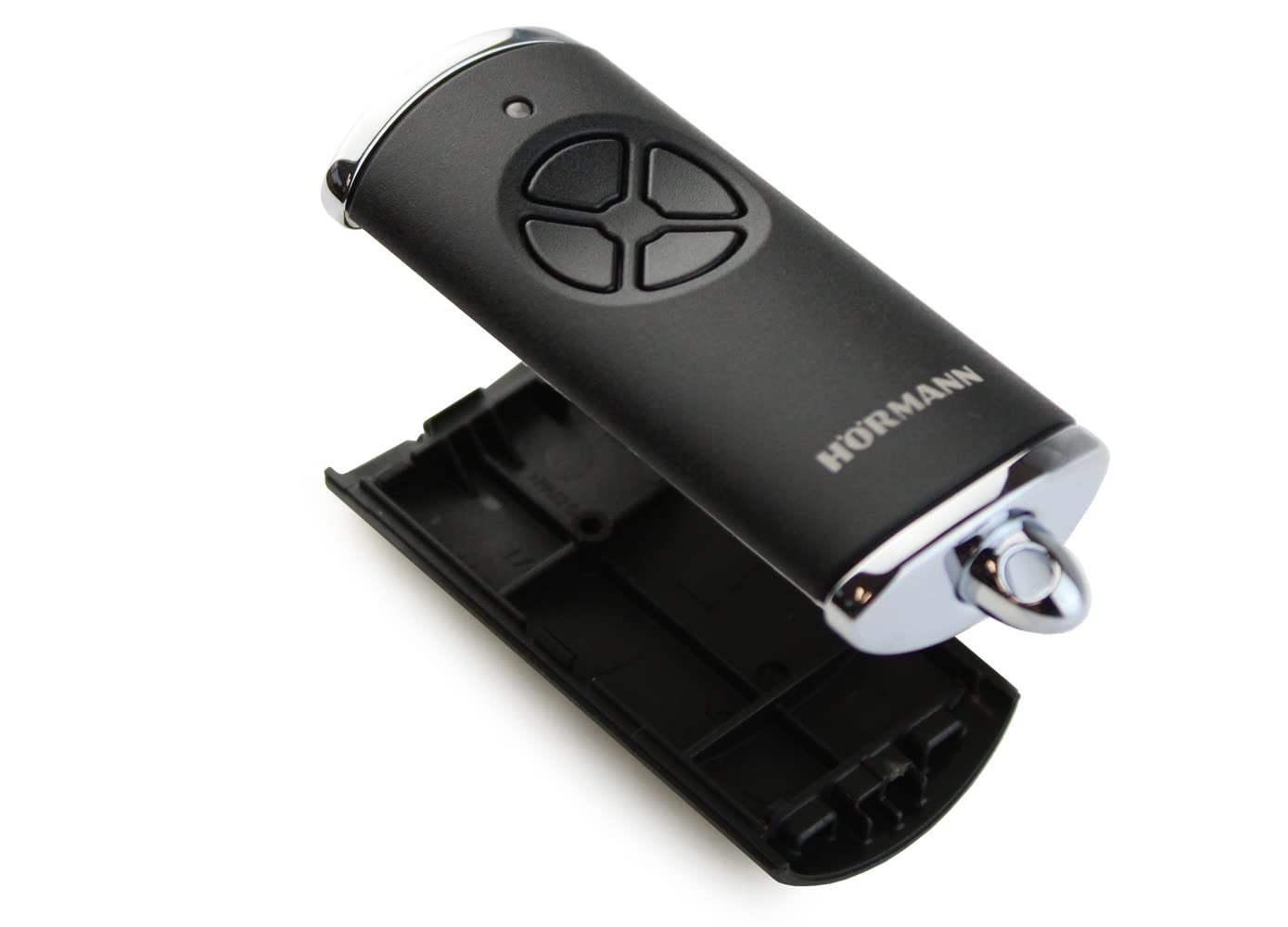 Hörmann Replacement Housing HSE 4 for Handheld Transmitter 4-Button Black/Chrome