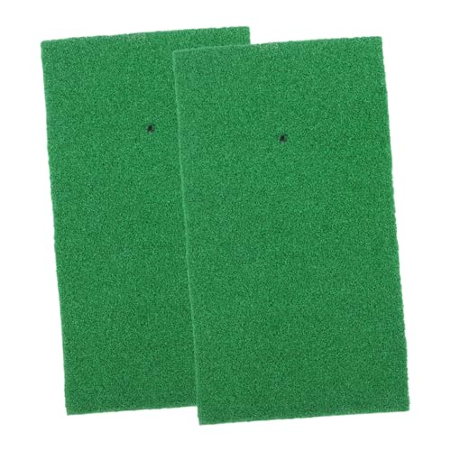 SUPVOX 2Pcs Golf Hitting Mat Practice Pad Compact Portable Golf Turf for Backyard Office Durable Material for Beginners Professionals