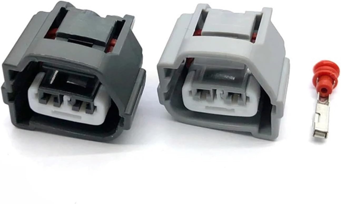 1 Set Of 2-pin Automotive Waterproof Connector, Busbar Plug, Plastic Wire Harness Housing 90980-108999 90980-10901(Follow me cheaper-01,20 sets)