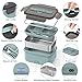Electric Heated Lunch Box for Car, Truck, Home – 1.8L 100W Portable Food Warmer with 12V/24V/110V/220V Plug – Stainless Steel Leakproof Container – Hot Meal Solution for Work, Travel, Jobsite, Camping