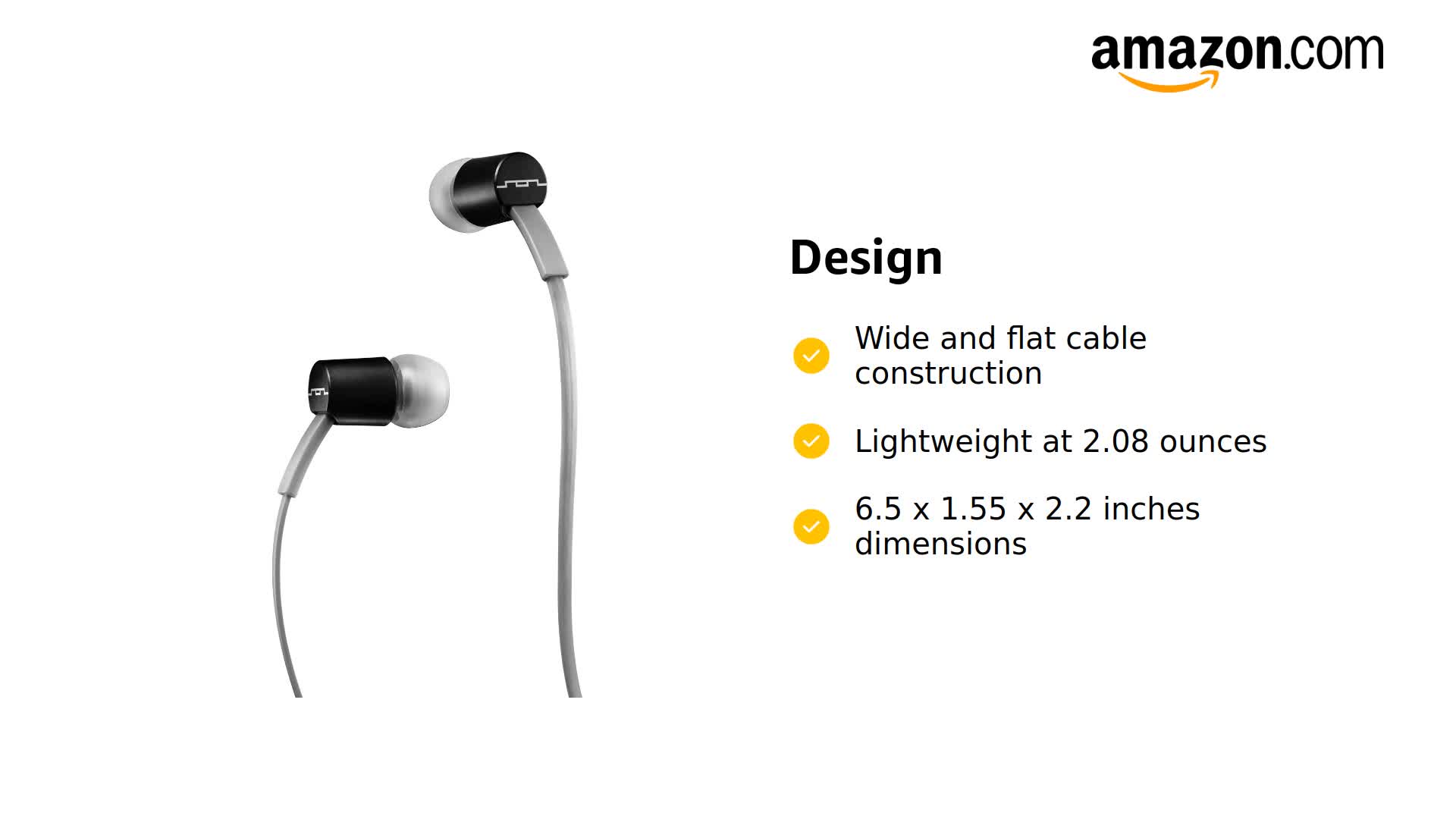 Amazon.com: SOL REPUBLIC Jax Wired 3-Button In-Ear Headphones
