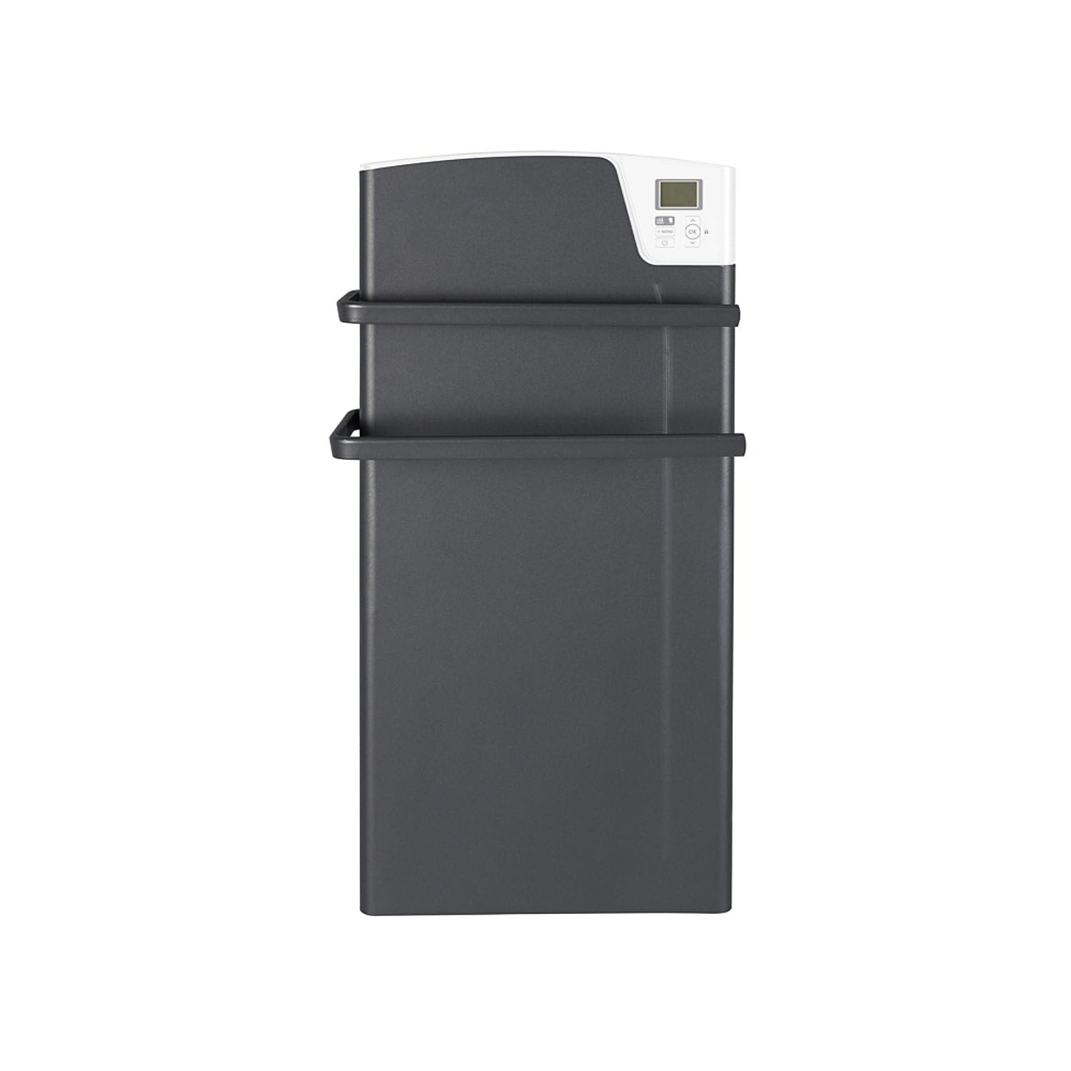Sèche-serviette électrique Majorque soufflant 1400w gris ardoise