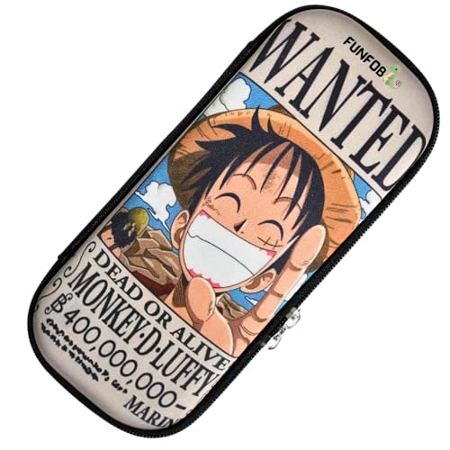Image of FUNFOB One Piece Monkey D Luffy Pencil Box for School College for Pen Pencil Or Other Stationery Products Pouch | Luffy Wanted