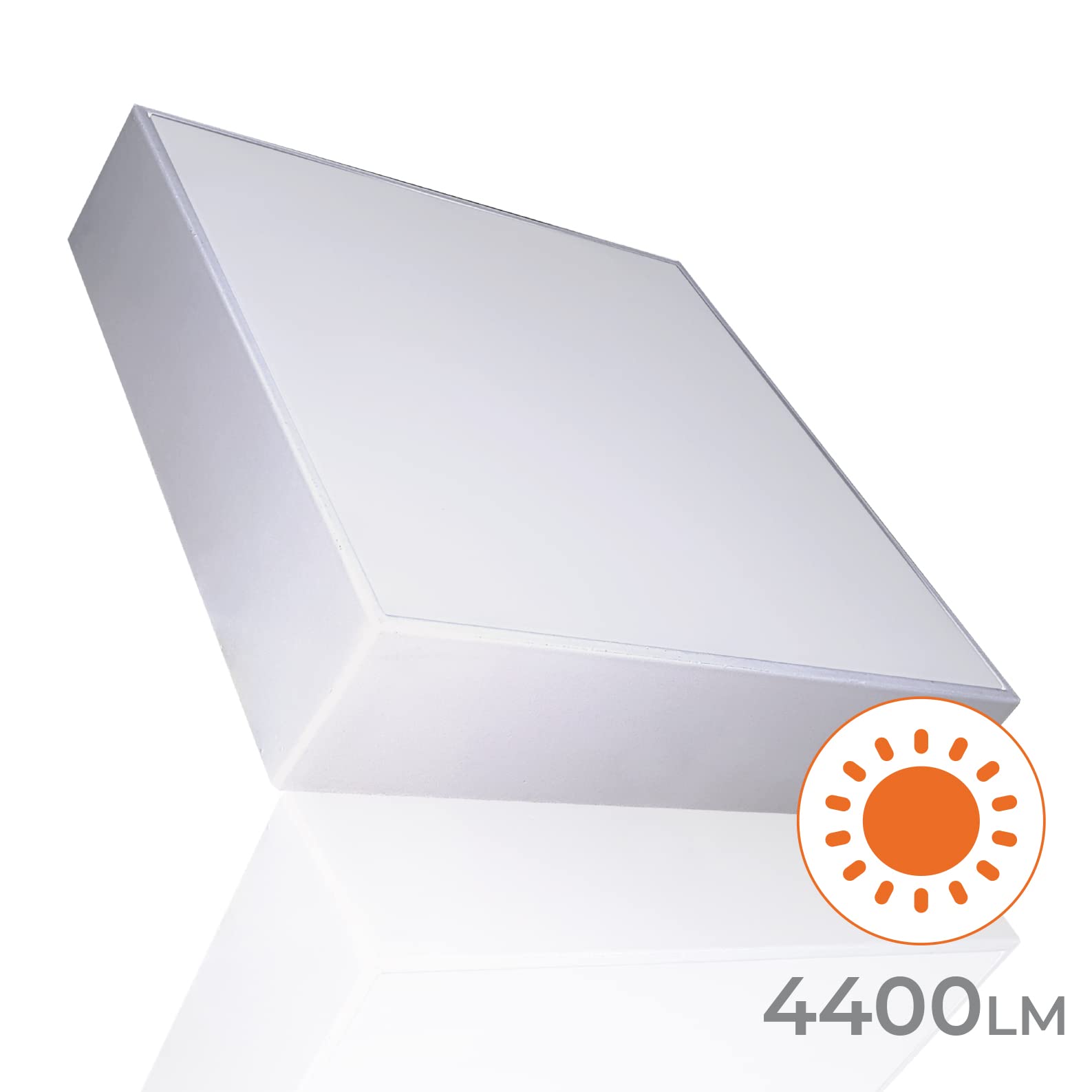 LED ATOMANT 2x Plafon LED Superficie Frameless 30x30cm 48W Color Luz Fria | Color Blanco Frio 6500K, 4400 Lumenes