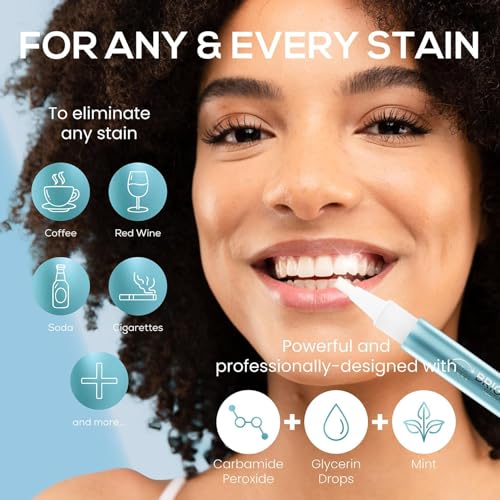 Image of Venus Visage Teeth Whitening Pen (1 Pack) - Effective Teeth Whitening Gel - 10+ Uses - Professional Formula - Mint Flavor - No Sensitivity