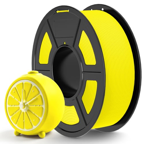 Image of TECBEARS Matte PLA Filament Rapid 50-600mm /s Printing, 1kg Pri-Yellow | High Speed PLA Classic, Neatly Wound 3D Printer Filament, ±0.02mm Accuracy, Fit for Most FDM 3D Printers