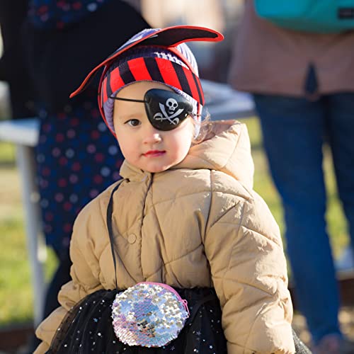 12 Stück Pirat Bandana Piraten Haarband Piraten Party Deko Pirat Bandana Weihnachten Piraten Partyzubehör für Karneval Verkleidung Cosplay Halloween red