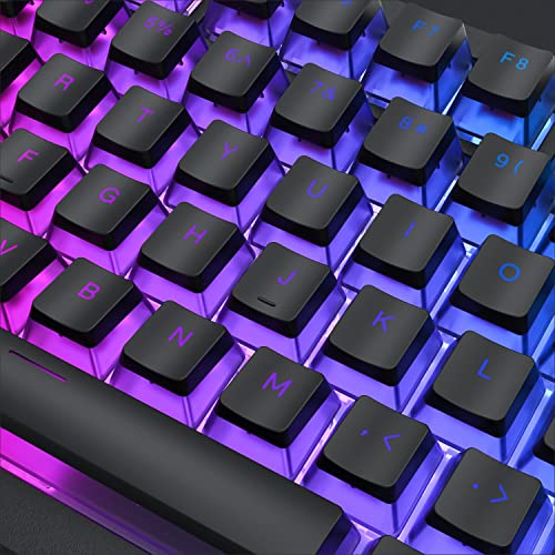Image of Womier Pudding Keycaps for Mechanical Keyboard- PBT Shine Through Keycaps