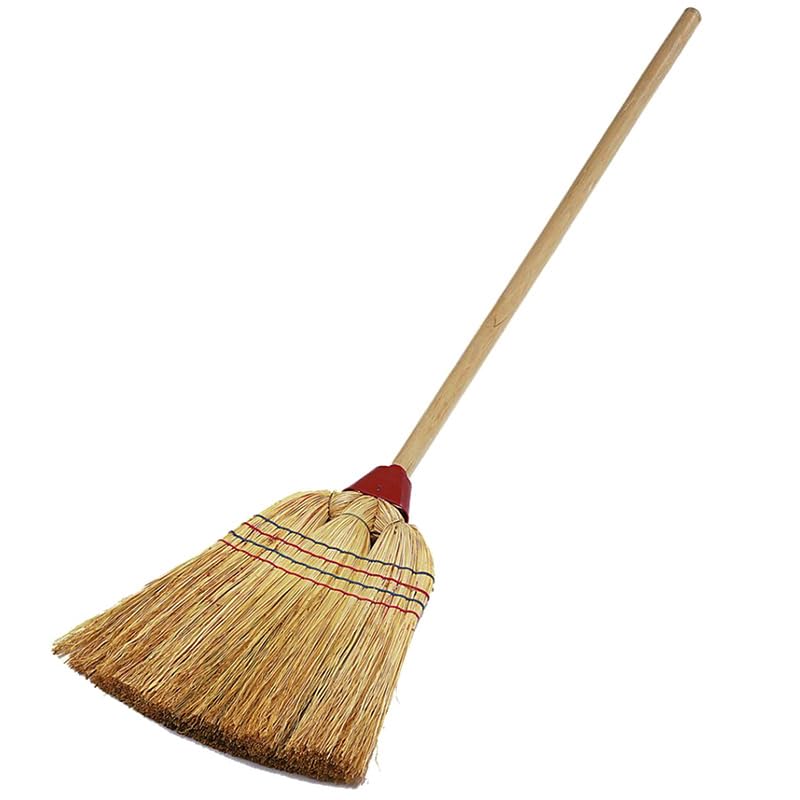 Scopa A Spinta Per Esterni Larga 40,5 Cm Con Manico Lungo 160 Cm, Per Pavimenti In Cemento E Giardino - 5