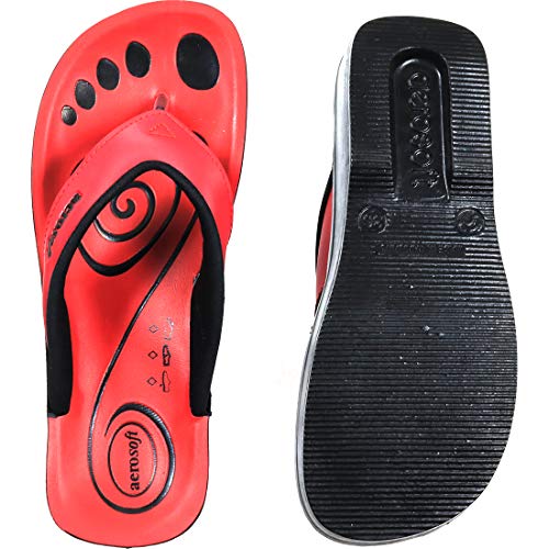 Image of Aerosoft Women's Black Flip-Flops - 37 EU