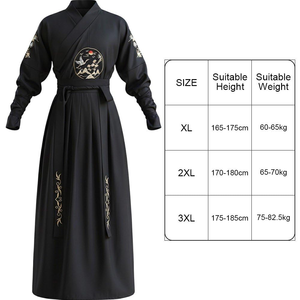 Amazon.co.jp: Vuogli 大人用コスチューム 中国 伝統的 古代剣士 漢服
