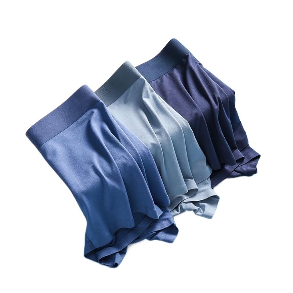 Modal Mens Panties Breathable Large Size Boxer Pants Upscale Bottoms 3 Pieces