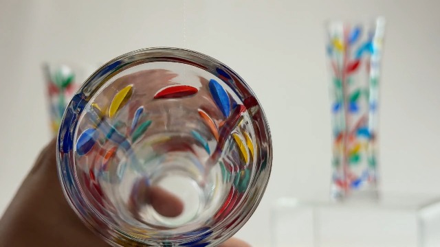★SALE★イタリア★T.MURANO GLASS★ガラス★手描き絵付★花瓶★ Amazon.com: Murano Glass Tree of Life Vase (Small), Hand Painted