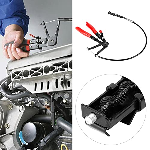 Aramox Alicate de fixação de ferro de 18 mm-55 mm, clipe de mangueira de radiador remoto, ferramenta