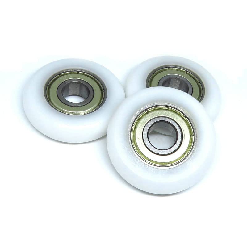 4 Stück Außendurchmesser 40 mm Rudergerät Rad 10 x 40 x 10 mm BSR600040-10 Rudersitz Rollenlager Pulley-CN, Weiß
