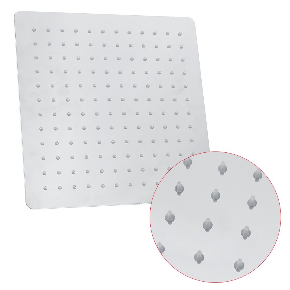 Ultra cienka głowica prysznicowa ze stali nierdzewnej 30 x 30 cm – 144 dysze kwadratowy wodospad dla luksusu i relaksu w Twojej łazience.