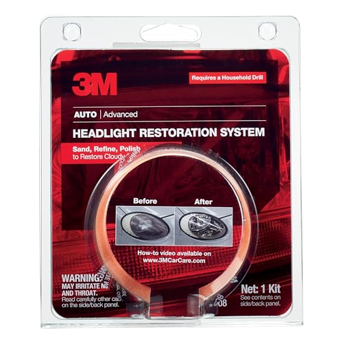 Image of 3M Headlight Lens Restoration System, 39008, 1 Kit, 2-Pack