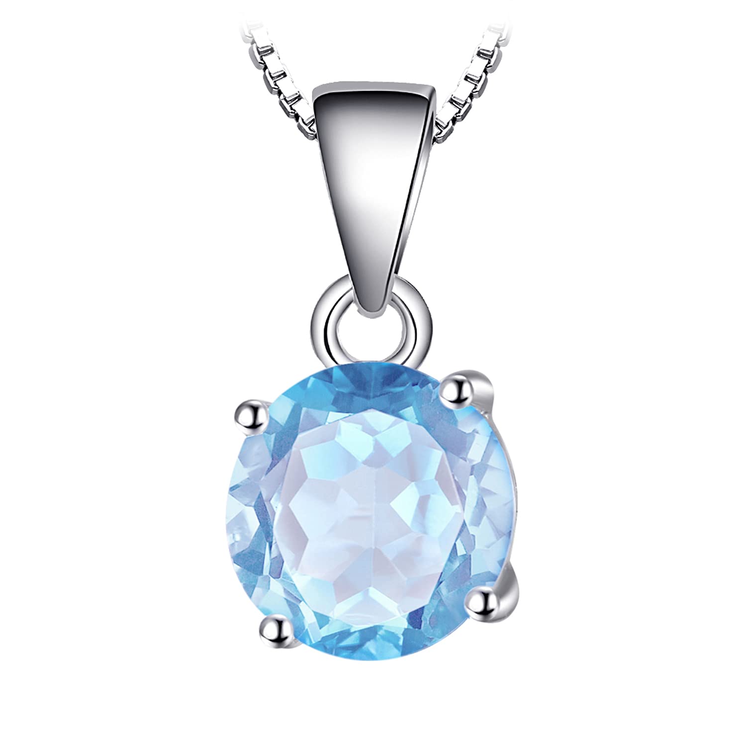 LMMSHA Dekorationen natürliche Blaue Topaz Anhänger Edelsteine Choker Statement Halskette Frauen Keine Kette in China Girl gemacht