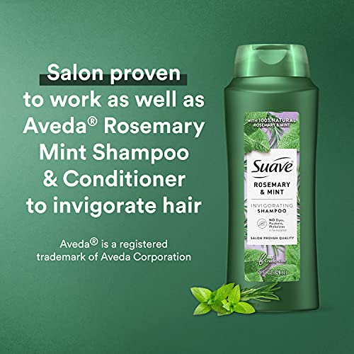 Suave Professionals Invigorating Shampoo For Dry And Damaged Hair Rosemary And Mint Paraben Free And Dye Free Hair 28 Oz #TOP2