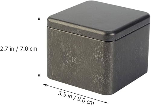 Miniatura 5 de Kichvoe Coladores de té para tapas de té sueltas Lata de almacenamiento sellada para caramelos de frutas secas