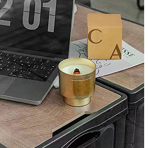 50Pcs Wooden Candle Wicks With Clips, 0.5 X 6 Inch Natural Wicks Suitable For Diy Craft Candles Making , Smokeless & Natural Crackling Wood Wicks #TOP3