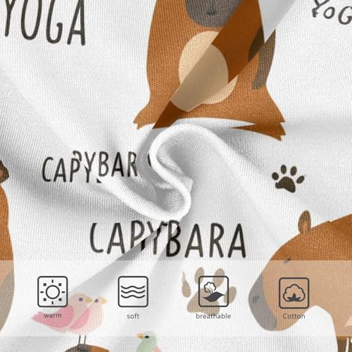 Girls Underwear Toddler 2t Cotton Cute Panties Girl Colorful Briefs Girls Undies Cute Capybaras Yoga Poses3