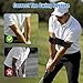 Kalisphinx Adjustable Golf Posture Trainer, Golf Swing Training Aid with Hook and Loop Strap, Practice Tool for Setup Position & Swing Consistency
