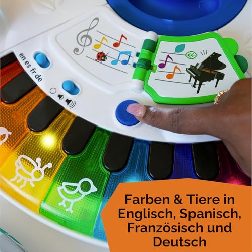 Baby Einstein, Around We Grow 4-in-1 Spieltisch & Lauflernhilfe mit Lichtern & Musik, Lauflernwagen mit Spielstation,15 Aktivität Spielzeug, 360° drehender Sitz, höhenverstellbar, Kinder ab 6 Monaten