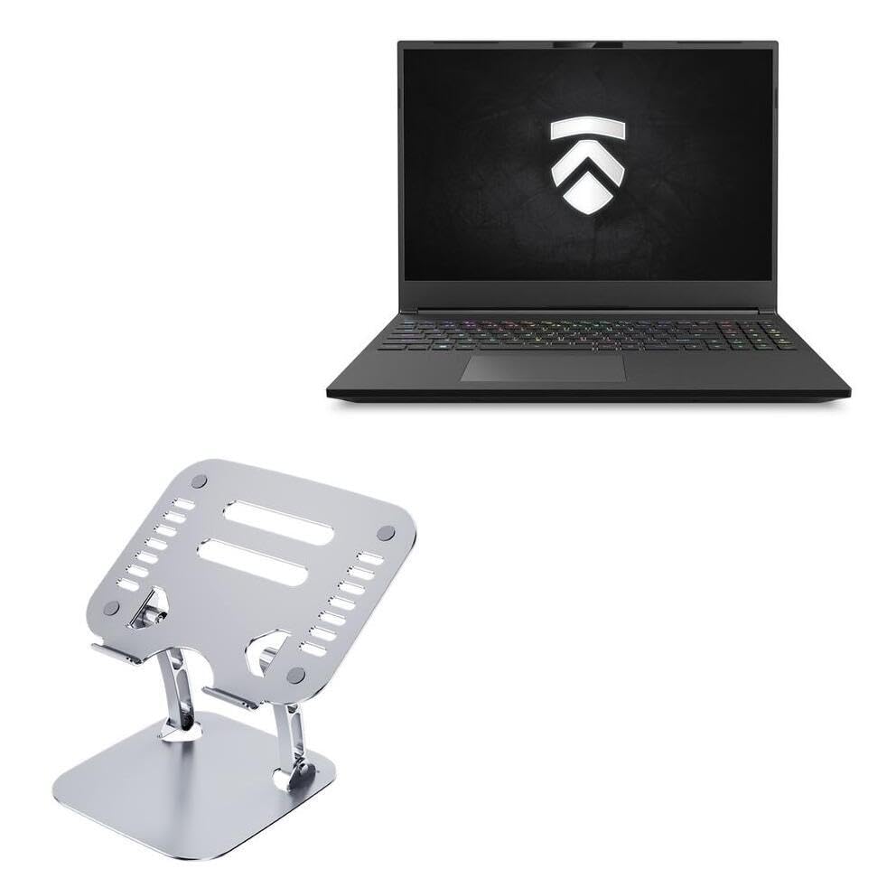 Soporte ergonómico ajustable para laptop BoxWave metálico miniatura 1