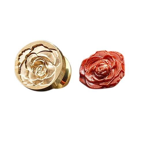 Cabeza de sellado de grano de cera multiusos cabeza de sello de metal en relieve cabeza de sello de esmalte ornamental suministros de manualidades