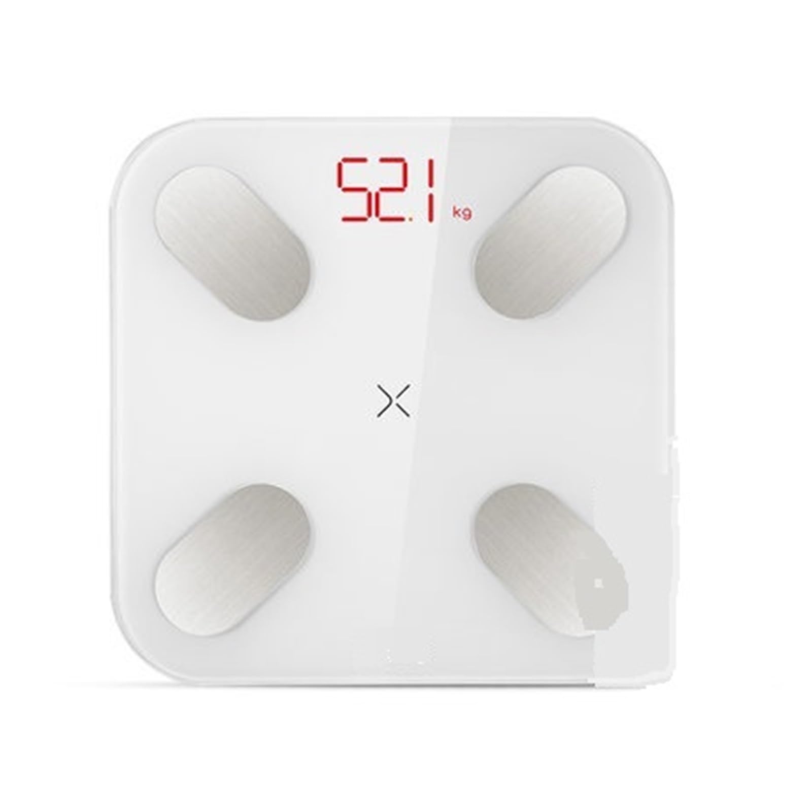Bilance For Grasso Corporeo Smart Home For Di Precisione Misurazione Della Salute Strumento Pesatura Elettronico Preciso E Facile Da Leggere(White)
