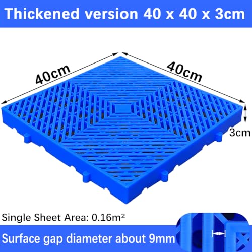 Solution de rangement robuste 40x40x3cm en plastique imperméable haute densité - 6