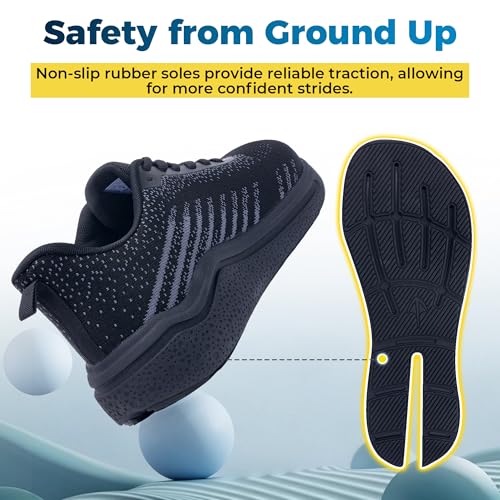 Image of Walking Shoes for Men Arch Support Plantar Fasciitis Shoes Orthotic Tennis Sneakers for Foot Pain Relief