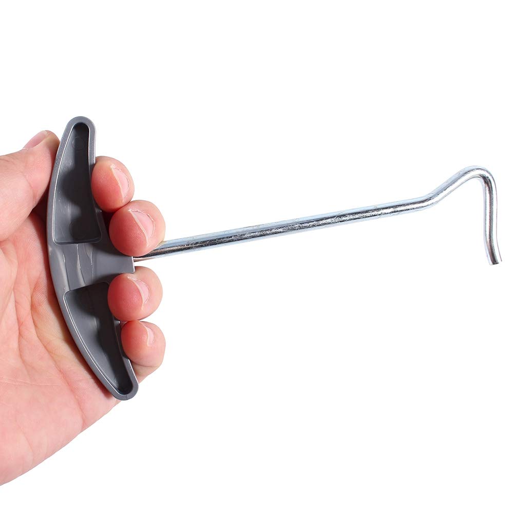Estrattore Per Picchetti Da Tenda 3 In 1 – Attrezzo Portatile In Alluminio Per Campeggio – Con Corda