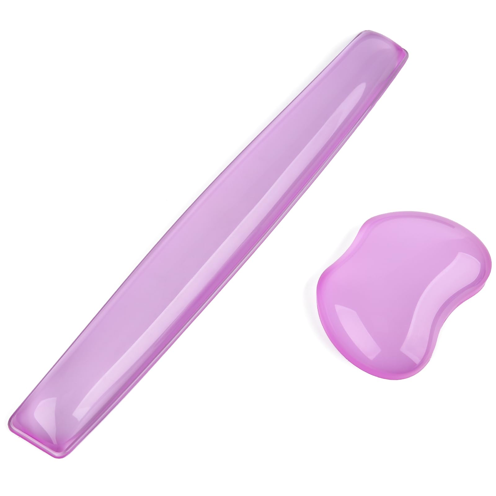 Silicone Gel Keyboard Wrist Rest Set Plus - ABRONDA Keyboard & Mouse Wrist Support Pad Office, Computer, Laptop, Mac - Durable, Comfortable and Pain