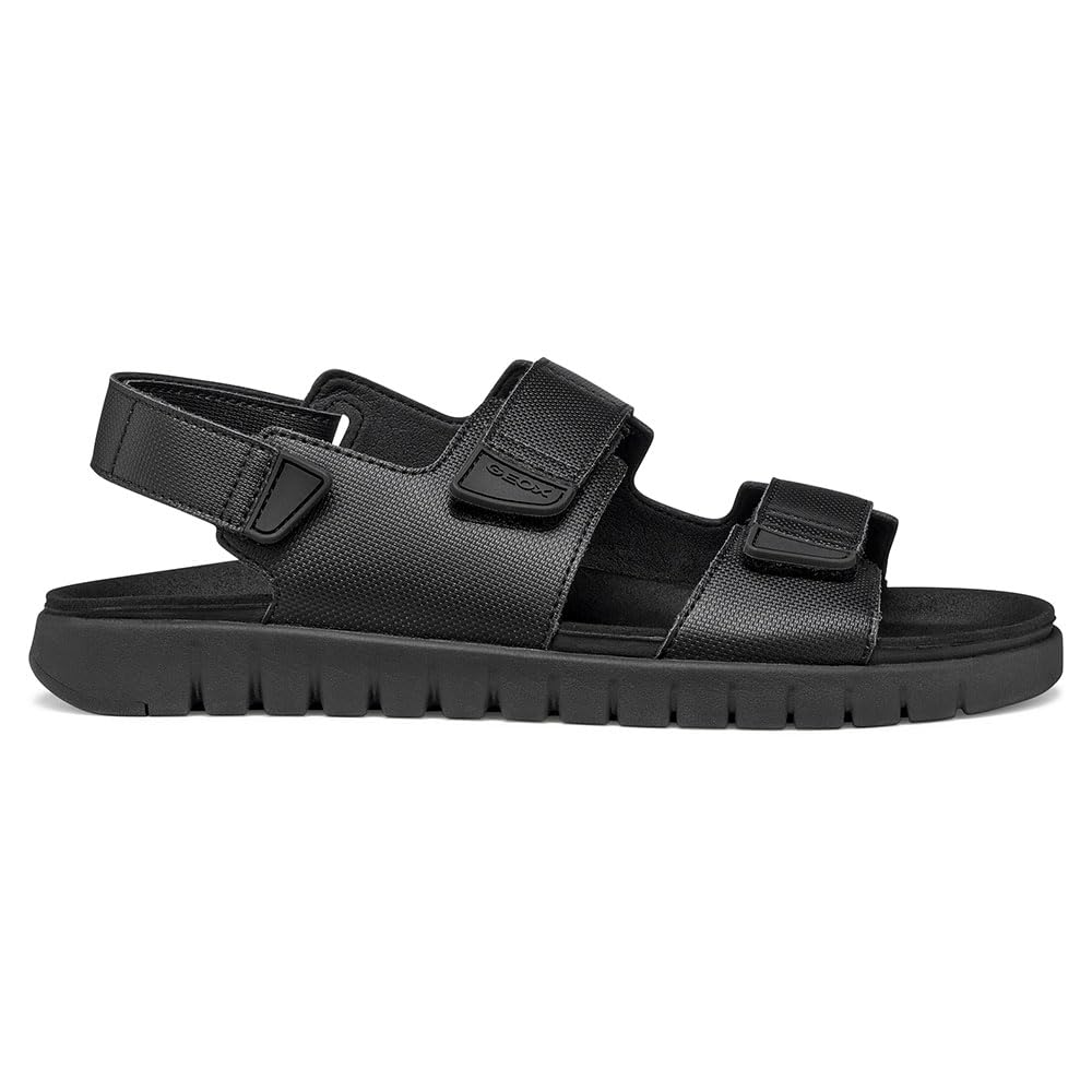 Geox Herren Schwarz U Flextride S A Sandal