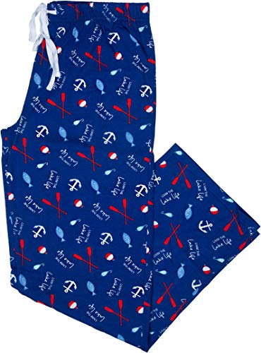 Lake Life Navy Unisex Lounge Pants3