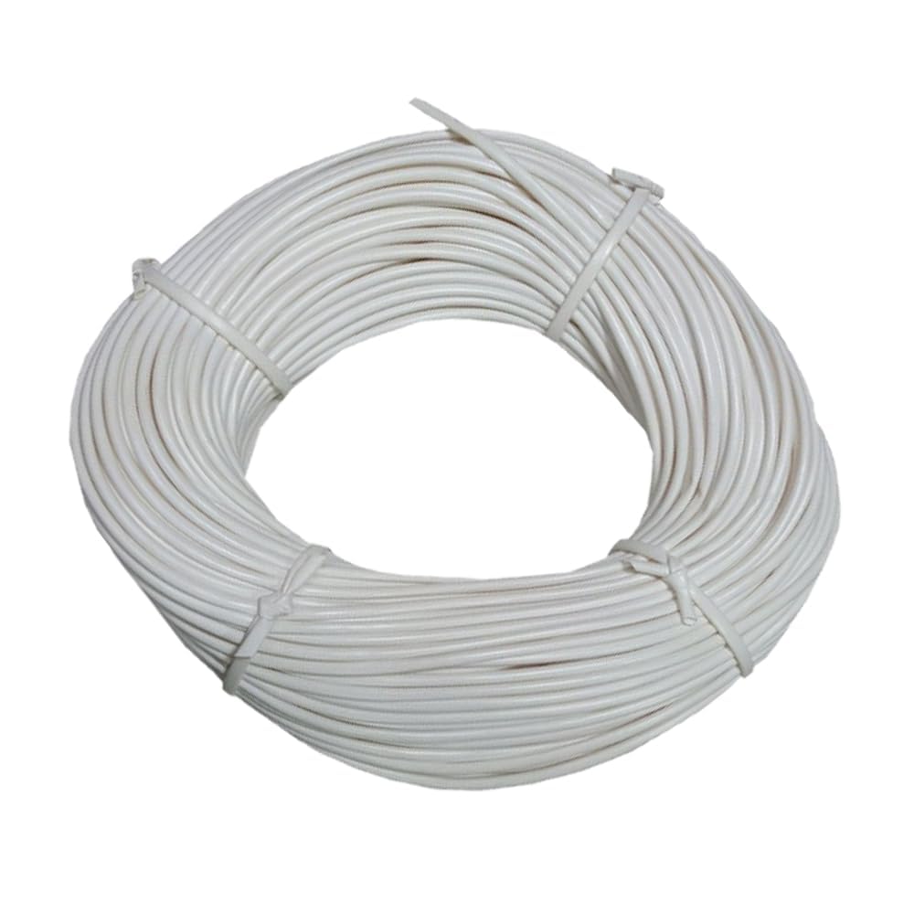 MARKPRO PVC Marking Sleeve 2.5mm -100Meter White Flexible Wire Cable, for Control Cabinet and Terminal Block Labelling, Identification Markers-image-4
