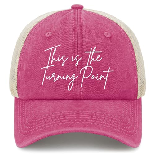 This is The Turning Point Trucker Hat Funny Cap for Dad