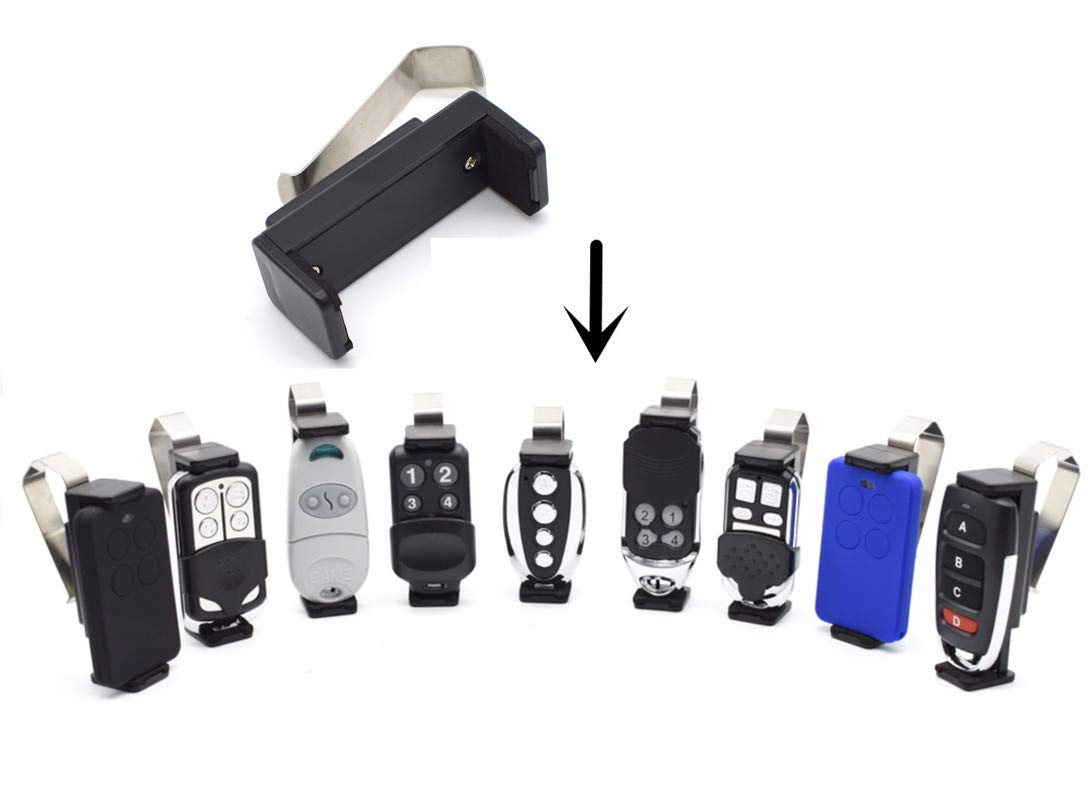 Clip Pare-Soleil Voiture – Support Réglable Pour Télécommande De Portail (47-70 Mm), Pratique & Invisible