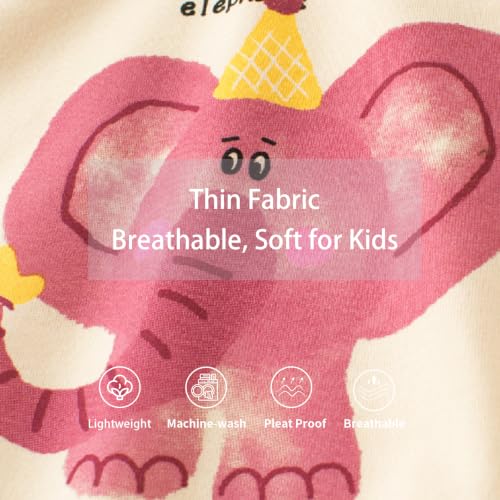 Image of LittleSpring Kids Short Sleeve Graphic T-Shirt 100% Cotton