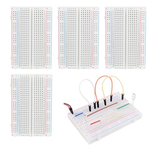 [Connessioni affidabili]: questa breadboard garantisce connessioni stabili tra i circuiti e riduce al minimo i guasti. Anche in condizioni variabili, la connessione rimane costante, il che è essenziale per esperimenti sicuri.
