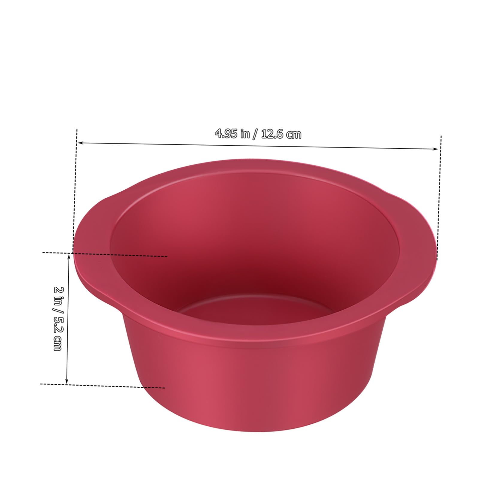 Cabilock 2pcs Silicone Cake Non Stick Round Baking Pans for Cheesecakes and Creative Cakes Heat for Beginners and Versatile Baking Projects