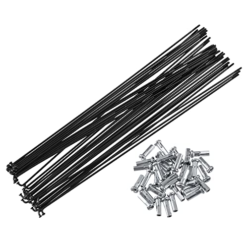 Rayons de vélo 14G 250mm X AUTOHAUX en acier résistant pour réparer le voile de roue arrière