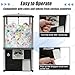 CUTANGELAR Industrial Candy Dispenser, Load Capacity 7kg, Toy Vending Machine - Game Store Coin Operated, Retail Store Free Electricity Candy Machine(Black)
