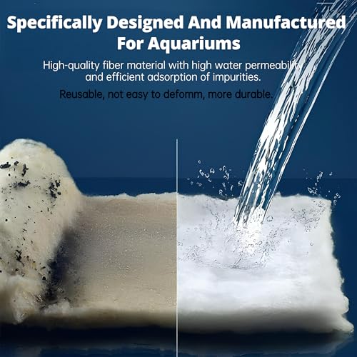 Eau trouble solution avec ce tapis filtrant aquarium lavable sur mesure