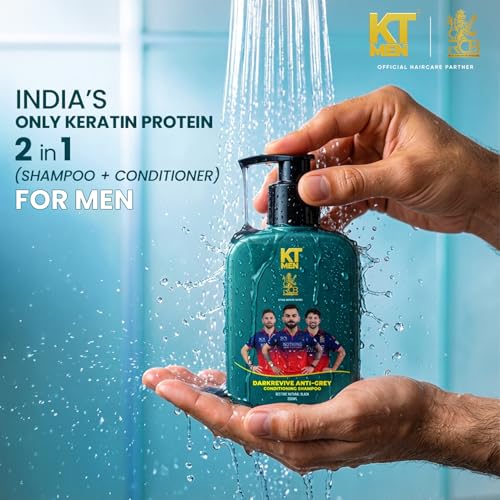 Image of Dark Revive Anti-Grey Conditioning Shampoo | Dermatologist-Approved | Restore Natural Black Hair | Conditioning Formula for Men | Premature Greying Control | Plant-Based Keratin | 200ml (RCB)