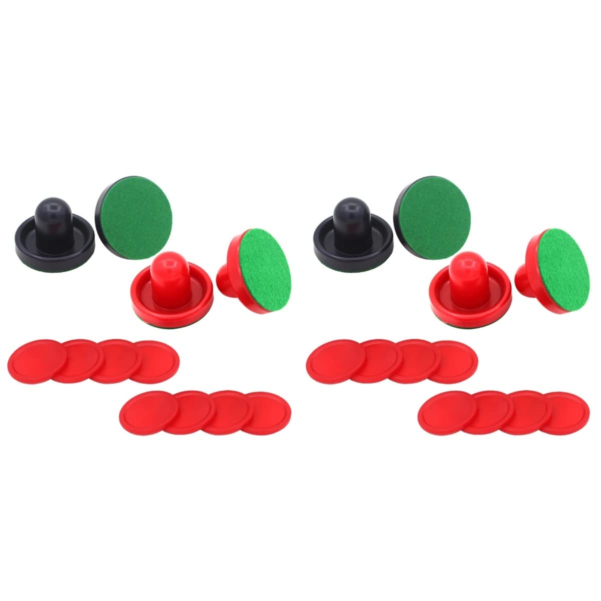 Toyvian 32 Pieces/ Set Air air hockey equipment air hockey pushers set air hockey accessories Hockey Pusher Durable