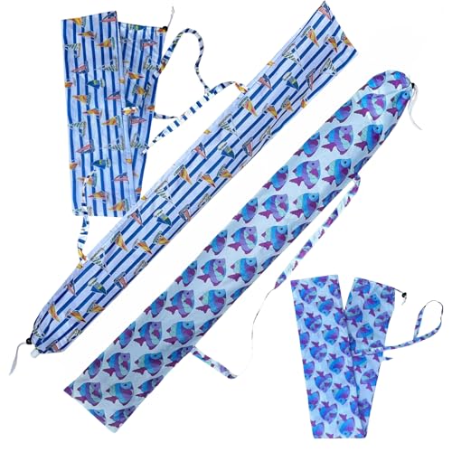 Aquadelos X2 Strandschirmhülle mit robustem Griff, 2er-Pack, Schutzhülle für Strandschirm mit...